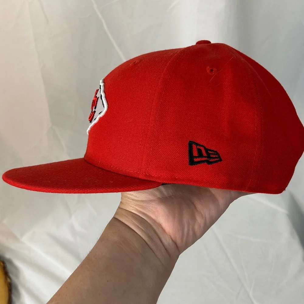 NFL Kansas City Chiefs New Era Fifty Nine hard bill adjustable cap one size‎ - Picture 2 of 7
